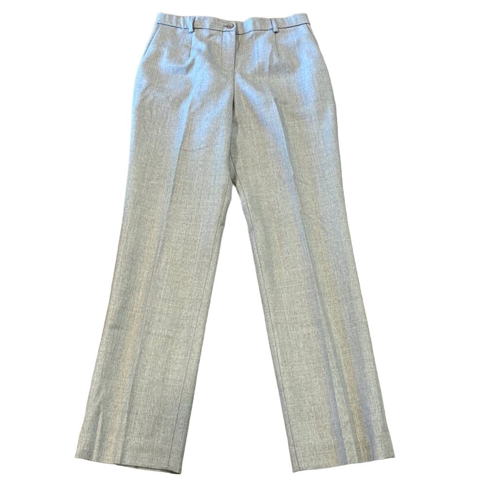 PENDLETON Wool Grey Slim Straight Leg Lined Dress Pants 6P